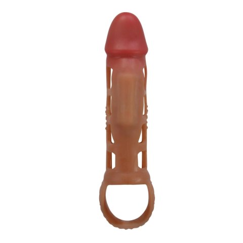 PRETTY LOVE – Preston: Stymulująca Nakładka z Teksturą TPR, 18 cm