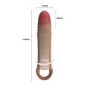 Pretty Love: Realistyczna Wibrująca Nakładka na Penisa – Przedłużka 22 cm