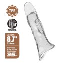 Luksusowa nakładka przedłużająca na penisa Pretty Love – Transparentna (22 cm)