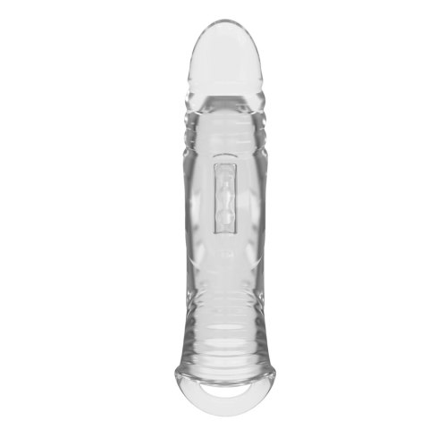 Luksusowa nakładka przedłużająca na penisa Pretty Love – Transparentna (22 cm)