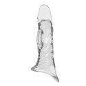 Luksusowa nakładka przedłużająca na penisa Pretty Love – Transparentna (22 cm)