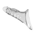 Luksusowa nakładka przedłużająca na penisa Pretty Love – Transparentna (22 cm)