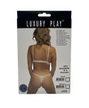 Luxury Play – Biały komplet bielizny, rozmiar S