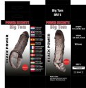 Big Tom Black – Przedłużka powiększająca penisa, 11,5 cm