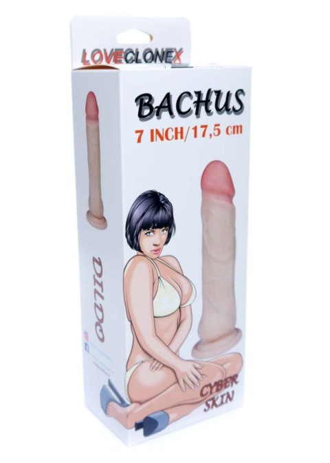 Dildo BACHUS LOVECLONEX 7" - Niesamowicie Realistyczna Cyber Skóra