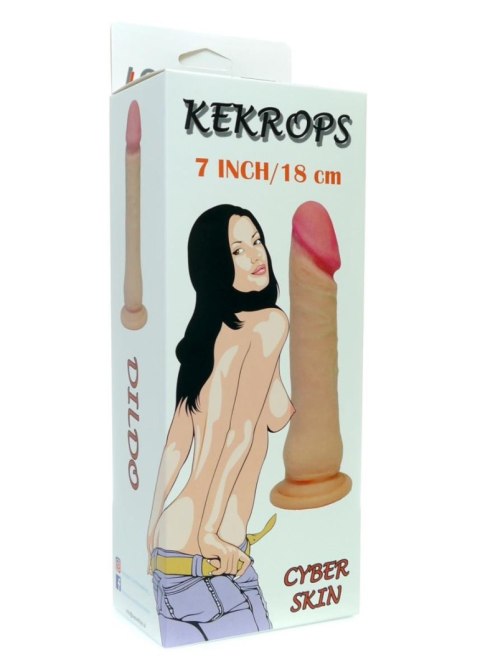 Dildo KEKROPS LOVECLONEX – Elastyczna Przyjemność z Cyber Skóry