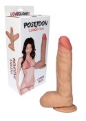 Dildo Realistyczne POSEJDON LOVECLONEX z Cyber Skóry – Elastyczne, 21 cm