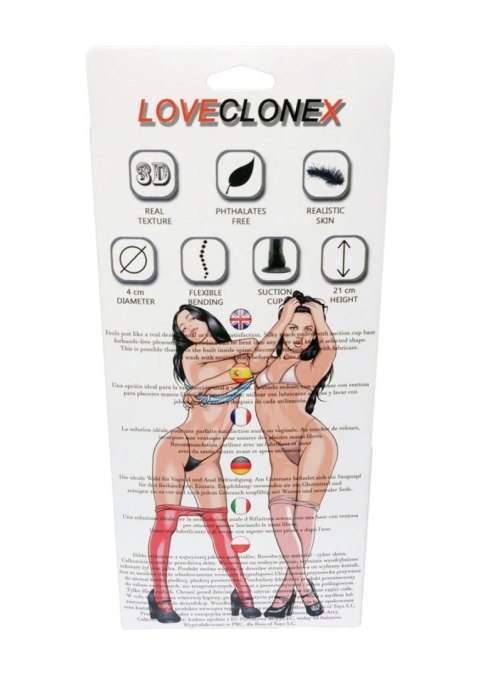 Dildo Realistyczne POSEJDON LOVECLONEX z Cyber Skóry – Elastyczne, 21 cm