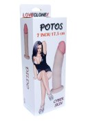 Realistyczne Dildo POTOS LOVECLONEX 7" z Cyber Skóry