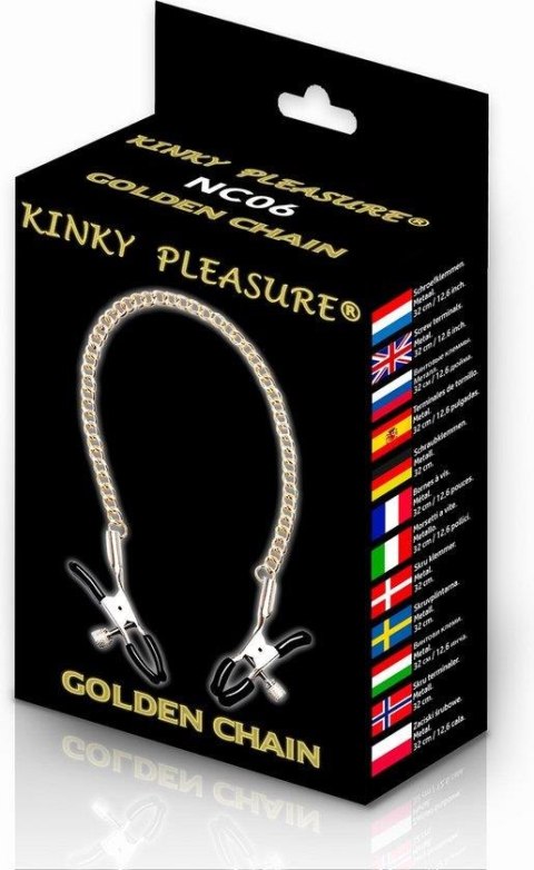 Kinky Pleasure – Złota Obejma na Sutki
