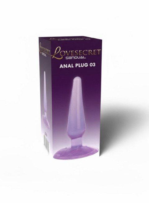 Fioletowy Korek Analny Lovesecret 03
