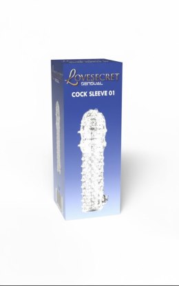 LoveSecret Sensual Cock Sleeve 01 - Przezroczysta Nakładka na Penisa