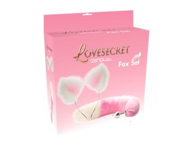 Lovesecret Fox Set - Uroczy Ogon z Korkiem i Lisie Uszka