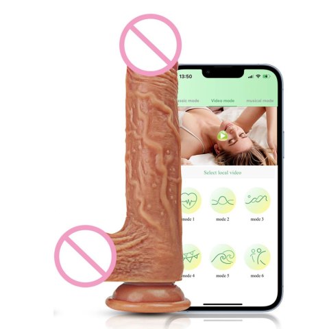Lovesecret Premium LS04: Realistyczny Wibrator Sterowany Aplikacją