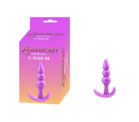 Lovesecret Sensual T-Plug 08 Fioletowy Korek Analny