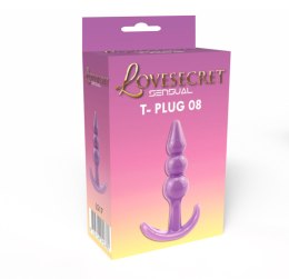 Lovesecret Sensual T-Plug 08 Fioletowy Korek Analny