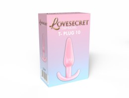 Lovesecret Sensual T-Plug 10 Pink: Zmysłowy Korek Analny