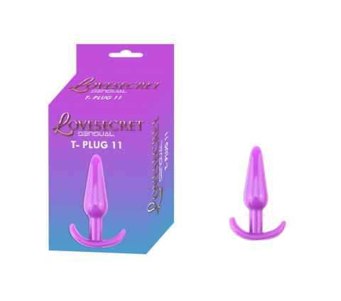 Lovesecret Sensual T-Plug 11 Fioletowy – Zmysłowy Korek Analny