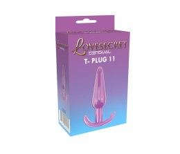 Lovesecret Sensual T-Plug 11 Fioletowy – Zmysłowy Korek Analny