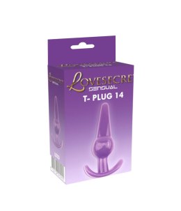 Lovesecret Sensual T-Plug 14 Fioletowy Korek Analny