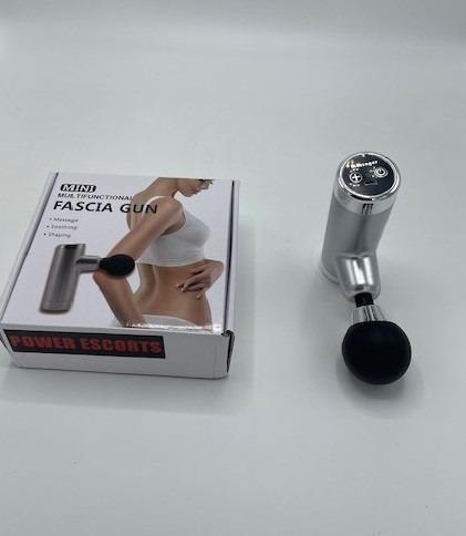 Srebrny Miniaturowy Masażer Wibracyjny