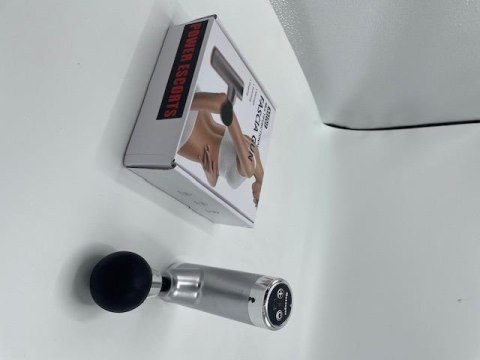 Srebrny Miniaturowy Masażer Wibracyjny