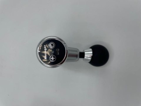Srebrny Miniaturowy Masażer Wibracyjny