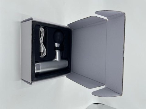 Srebrny Miniaturowy Masażer Wibracyjny