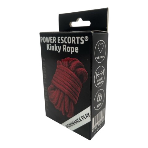 Power Escorts - BR96 - Kinky Rope 5 Metrów - Lina do Bondage Fetish Power