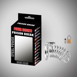 Ekskluzywny Metalowy Pas Cnoty Prison Break z Zamkiem – 40 mm