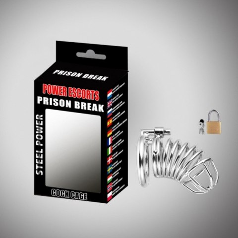 Ekskluzywny Metalowy Pas Cnoty Prison Break z Zamkiem – 40 mm