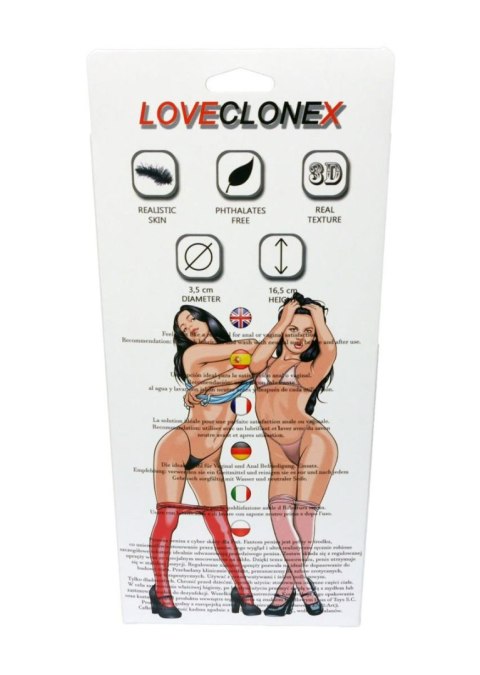 AFRODYTA LOVECLONEX – Realistyczne Dildo Strap-On z Cyber Skóry, 16 cm