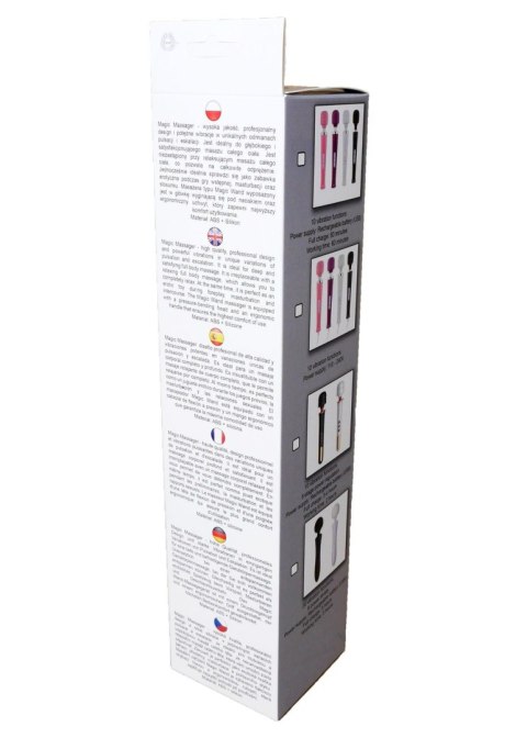 Masażer Wibracyjny Wand "Magic" – 10 Funkcji, Elegancka Czerń