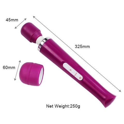Magiczny Masażer Wibracyjny Typu Wand USB, Czarny, 10 Funkcji