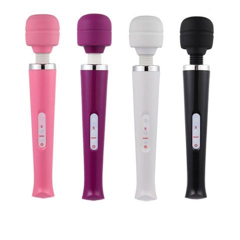 Magiczny Masażer Wibracyjny Typu Wand USB, Czarny, 10 Funkcji