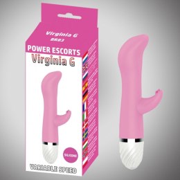 Elegancki Wibrator Punktu G Virginia G – Różowy, Silikonowy, 17 cm, 10 Trybów Wibracji
