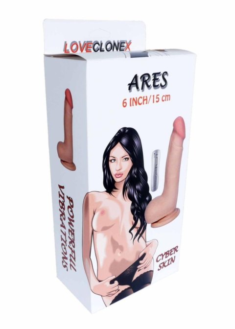 Realistyczny Wibrator ARES LOVECLONEX z 7 trybami wibracji