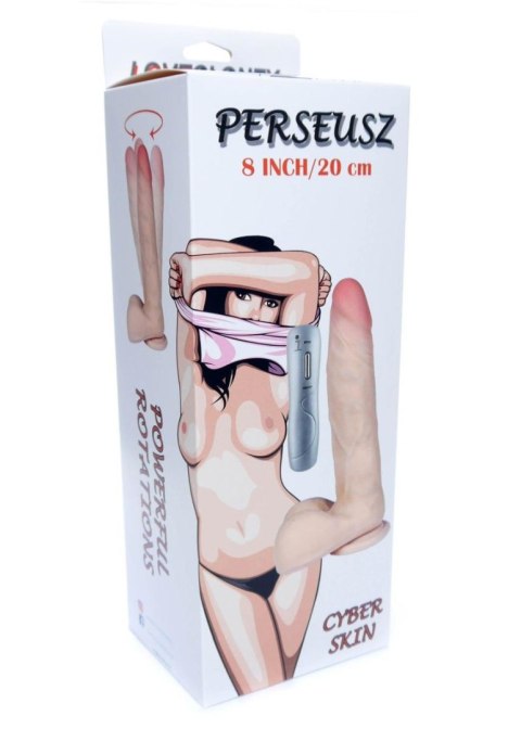 Realistyczne Dildo PERSEUSZ LOVECLONEX 23 cm z Funkcją Obrotu