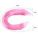 Giętkie Dildo Podwójny Delfin Baile, Różowe