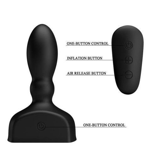 MR PLAY - Nadmuchiwany Wibrujący Plug Analny