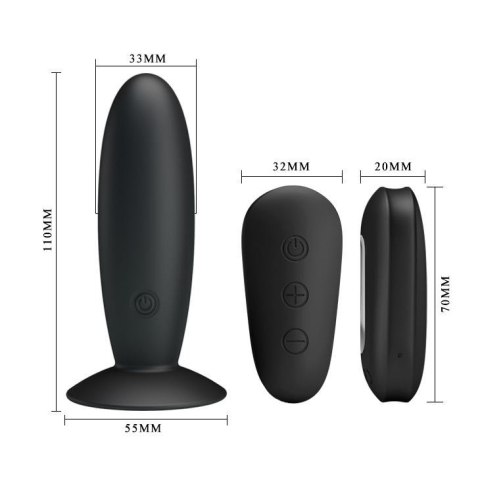 MR PLAY - Wibrujący Plug Analny Sterowany Bezprzewodowo