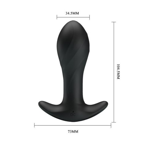 PRETTY LOVE – Wibracyjny korek analny z 12 funkcjami i ładowaniem USB