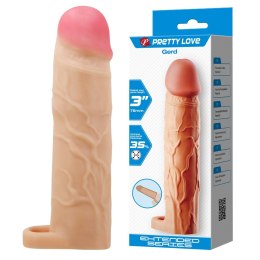 PRETTY LOVE - Gerd Flesh – Przedłużka na penisa o długości 76 mm