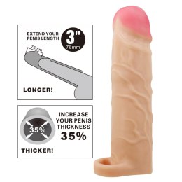 PRETTY LOVE - Gerd Flesh – Przedłużka na penisa o długości 76 mm
