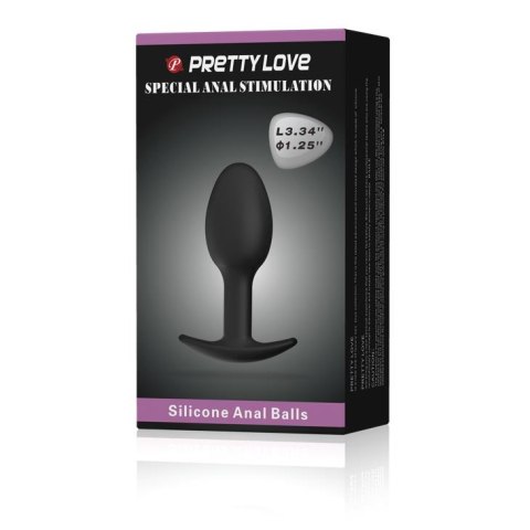 PRETTY LOVE - Obciążony Korek Analny z Kulkami