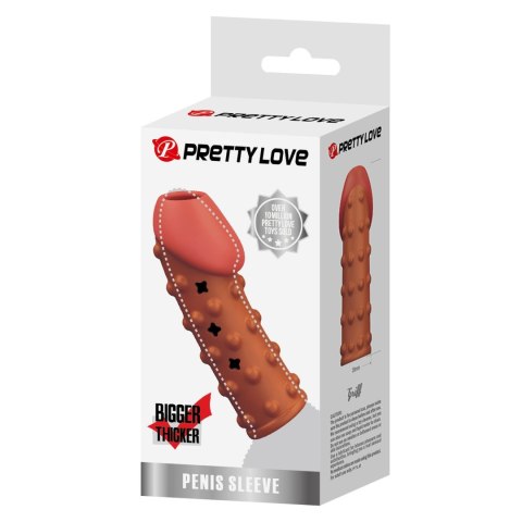PRETTY LOVE | Wodoodporna Nakładka Erekcyjna z TPR