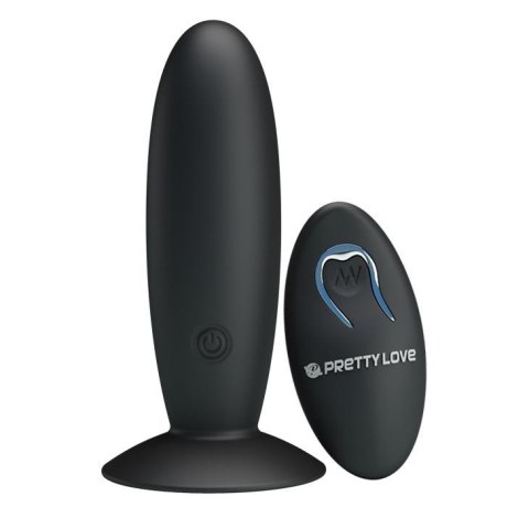 PRETTY LOVE - Wibrujący Plug Analny Sterowany Pilotem, 12 Funkcji