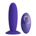 PRETTY LOVE - Wibrujący Plug Analny Sterowany Bezprzewodowym Pilotem – 12 Funkcji Wibracji i Przyssawka