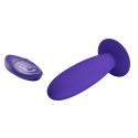 PRETTY LOVE - Wibrujący Plug Analny Sterowany Bezprzewodowym Pilotem – 12 Funkcji Wibracji i Przyssawka