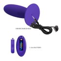PRETTY LOVE - Wibrujący Plug Analny Sterowany Bezprzewodowym Pilotem – 12 Funkcji Wibracji i Przyssawka
